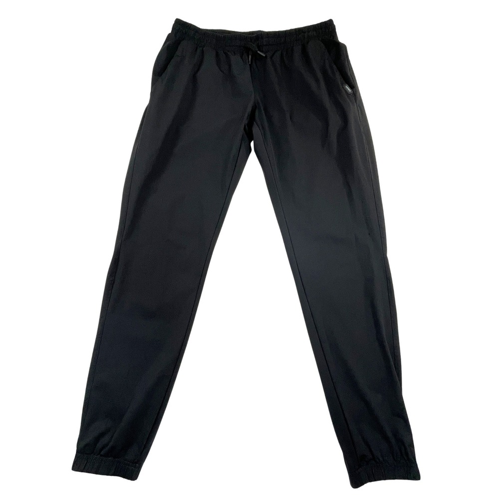 UNRL Mens L Jogger Pants Black In-Flex III Core Performance Tapered Stretch Gym